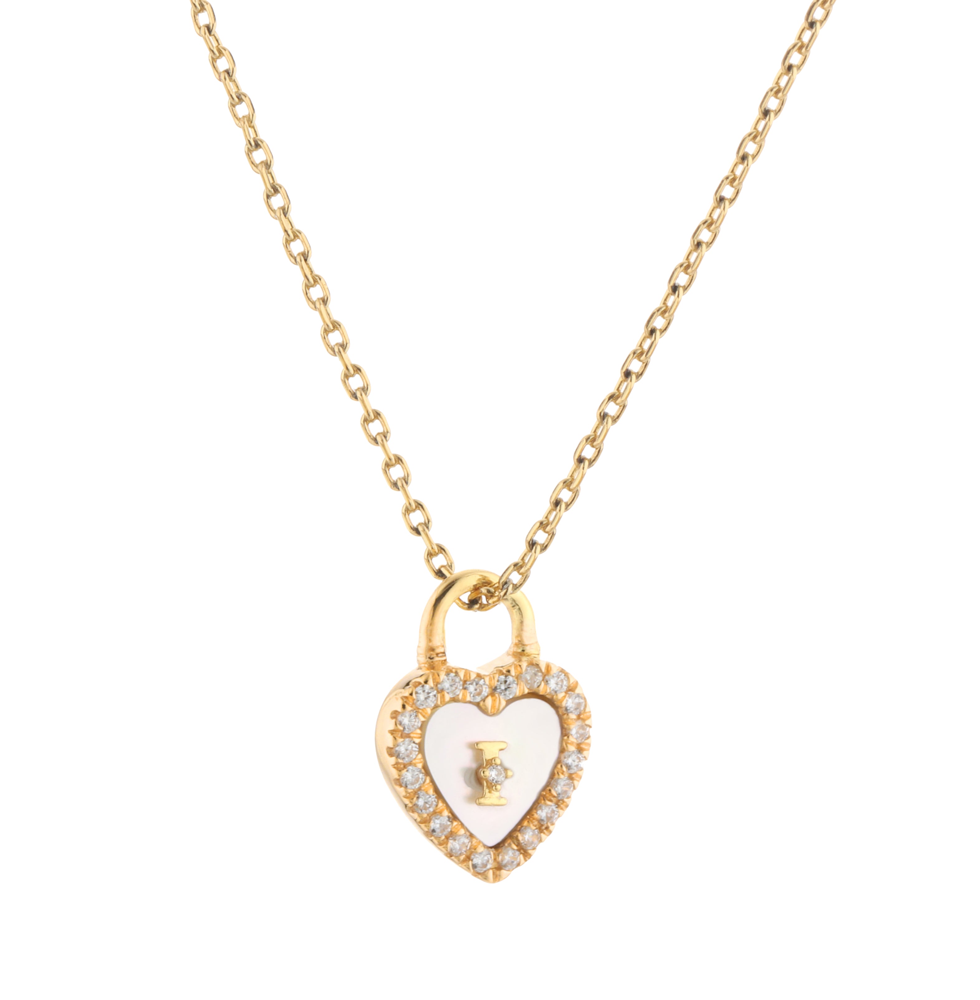 Love Lock Necklace • 14K Solid Gold – EME IVANY