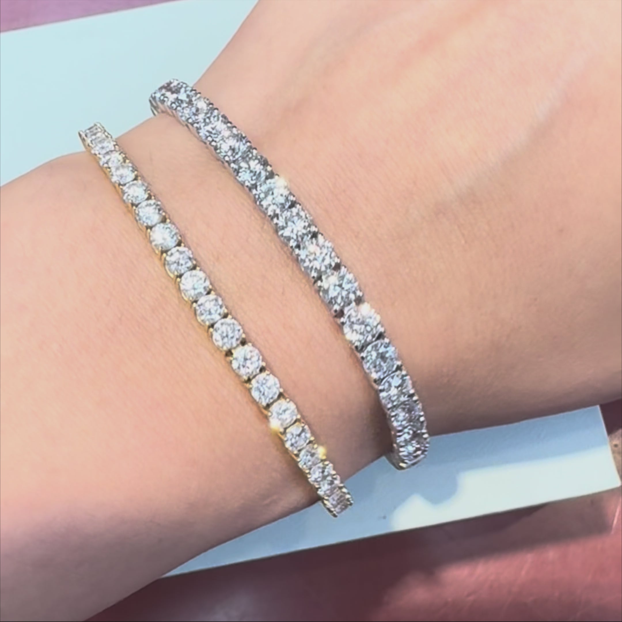 Tennis bracelet • 14K / 18K Solid Gold – EME IVANY